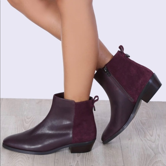 Coach Shoes - Coach Carmen Semi Matte Calf/Suede Bootie